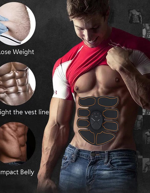 Load image into Gallery viewer, 1SET Magic EMS Muscle Training Gear Abdominal Muscle Trainer ABS Trainer Fit Body Home Exercise Shape Fitness
