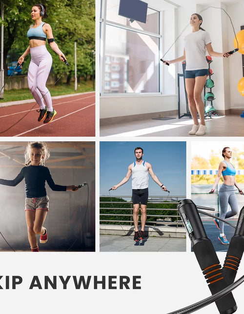 Load image into Gallery viewer, Smart Jump Rope, Fitness Skipping Rope with APP Data Analysis and HD LCD Display
