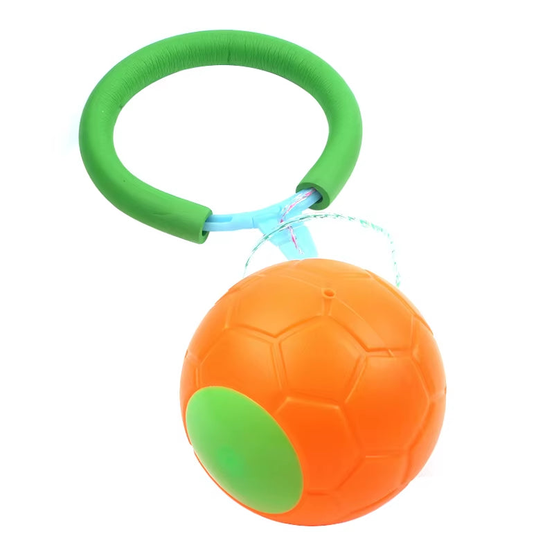 1PC Skip Ball Outdoor Fun Toy Ball Classical Skipping Toy Exercise Coordination and Balance Hop Jump Playground May Toy Ball