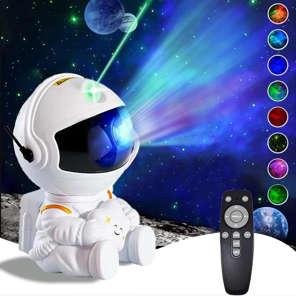 Astronaut Starry Sky Projector Adult Night Light Star Projector LED Astronaut Lamp Galaxy Projector for Bedroom Playroom