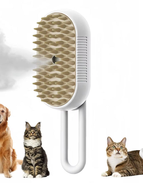 Load image into Gallery viewer, 3 in 1 Pet Brush Cat Steam Brush Comb Dog Brush Electric Spray Cat Hair Brushes Massage Pet Grooming Hair Removal Combs
