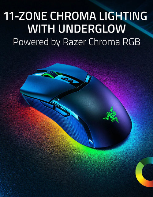 Load image into Gallery viewer, Cobra Pro Lightweight Wireless PC Gaming Mouse with  Chroma RGB, Customizable Controls, 77G, Black
