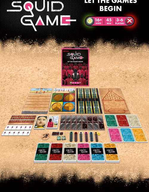 Load image into Gallery viewer, Netflix Squid Game Competitive Board Game for Ages 16 and Up, from
