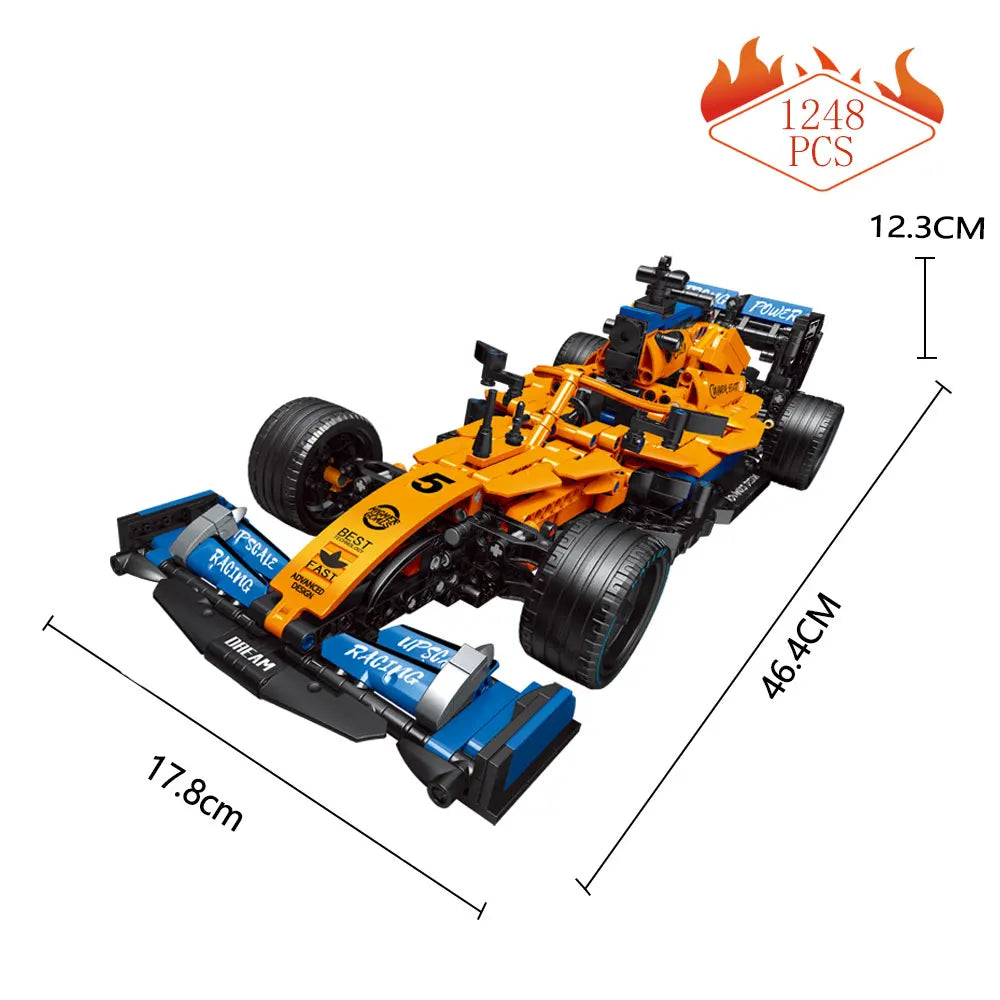 High-Tech Building Blocks F1 Formula 1 Remote Control Super Racing Car Moc Bricks RC Technical Model Toy Creative Expert Gifts